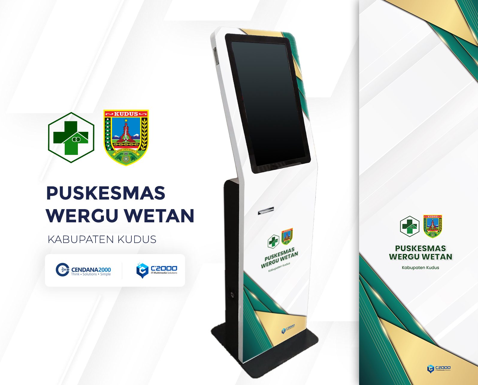 Mockup Desain KiosK Puskesmas Wergu Kudus (Varian 01)
